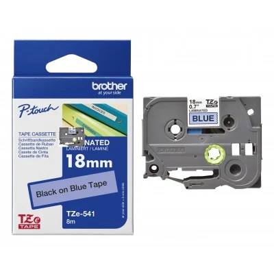 Original OEM Ribbon Brother TZe-541 (TZE541) (Blue) (18 mm, 8 m, Blue)