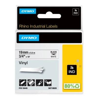 Original OEM Ribbon DYMO 18445 (18445) (White) (19 mm, 5,5 m, White)