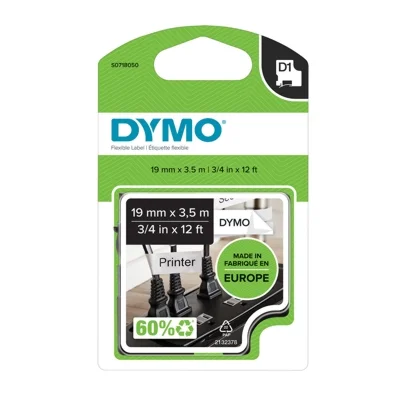 Original OEM Ribbon DYMO D1-16958 (D1-16958) (White) (19 mm, 3,5 m)