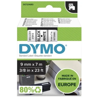Original OEM Ribbon DYMO D1-40913 (D1-40913) (White) (9 mm, 7 m)