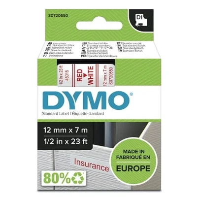 Original OEM Ribbon DYMO D1-45015 (D1-45015) (White) (12 mm, 7 m)
