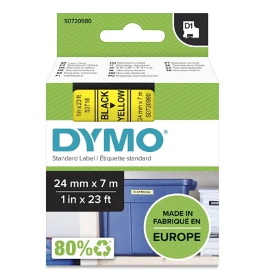 Original OEM Ribbon DYMO D1-53718 (D1-53718) (Yellow) (24 mm, 7 m)