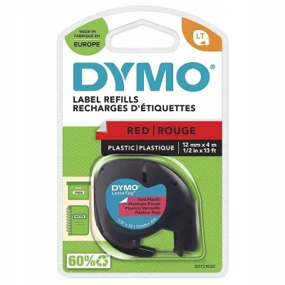 Original OEM Ribbon DYMO LT-59424 (S0721630) (Red) (12 mm, 4 m, Red)