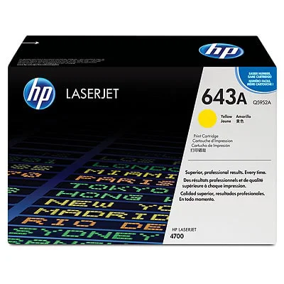 Original OEM Toner HP 643A (Q5952A) (Yellow)
