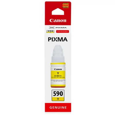 Original OEM Ink Cartridge Canon GI-590 Y (1606C001) (Yellow)