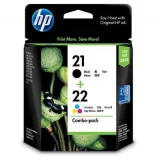 Original OEM Ink Cartridges HP 21 + 22 (SD367AE) (multi pack) for HP DeskJet F2110