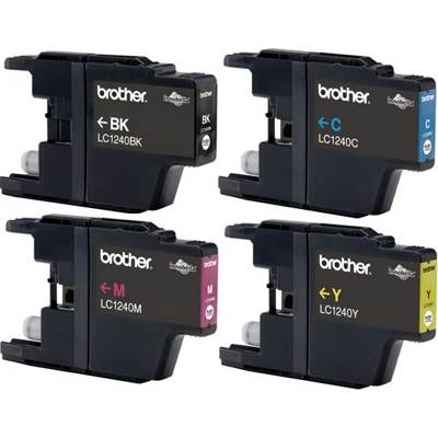 Ink cartridges Brother LC-1240 CMYK - compatible and original OEM