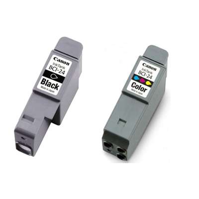 Ink cartridges Canon BC-24 - compatible and original OEM