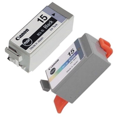 Ink cartridges Canon BCI-15 - compatible and original OEM