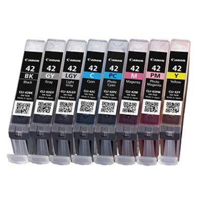 Ink cartridges Canon CLI-42 CMYK - compatible and original OEM