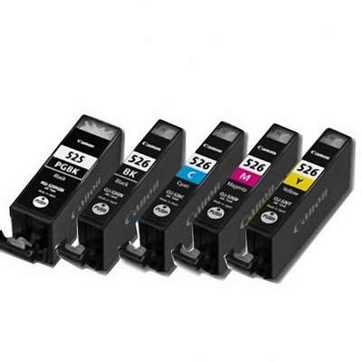 Ink cartridges Canon CLI-526 CMYK - compatible and original OEM