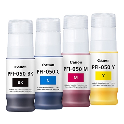 Ink cartridges Canon PFI-050 - compatible and original OEM
