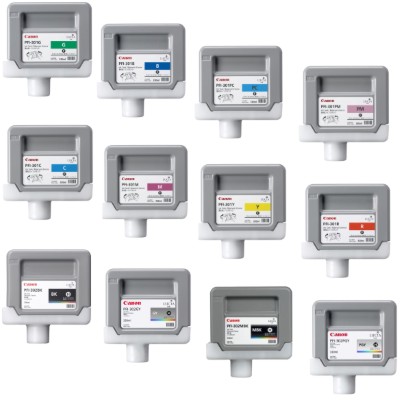 Ink cartridges Canon PFI-301 - compatible and original OEM