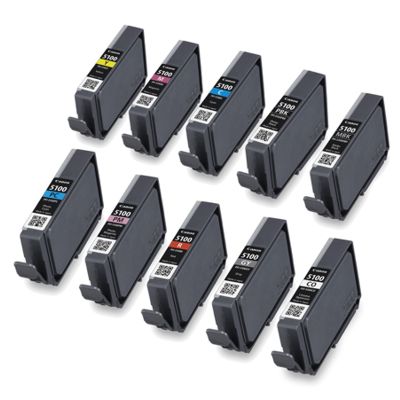 Ink cartridges Canon PFI-5100 - compatible and original OEM