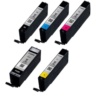 Ink cartridges Canon PGI-580 + CLI-581 CMYK - compatible and original OEM