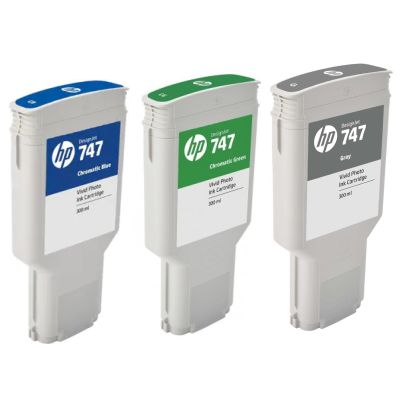 Ink cartridges HP 747 - compatible and original OEM
