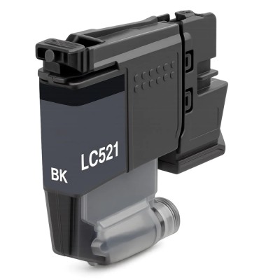 Compatible Ink Cartridge LC-521 BK for Brother (LC521BK) (Black)