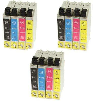 3x Compatible Ink Cartridges T0615 for Epson (C13T06154010) (multi pack)
