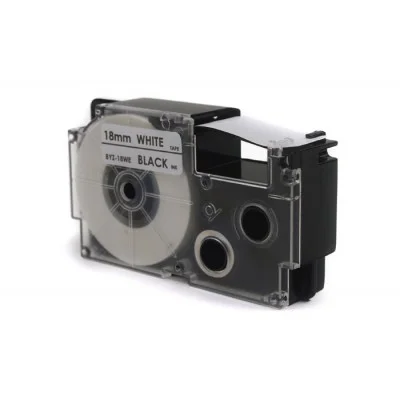 Compatible Ink Ribbon XR-18WE1 for Casio (XR-18WE1) (White) (18 mm, 8 m)