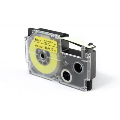 Compatible Ink Ribbon XR-9FYW for Casio (XR-9FYW) (Yellow) (9 mm, 5,5 m)