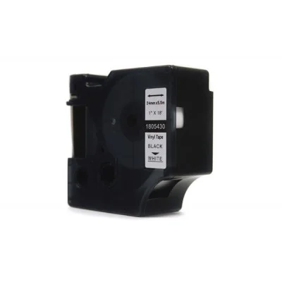 Compatible Ribbon 1805430 for DYMO (1805430) (White) (24 mm, 5,5 m, White)