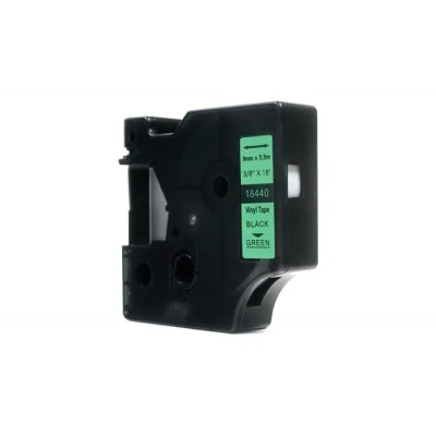 Compatible Ribbon 18440 for DYMO (18440) (Green) (9 mm, 5,5 m, Green)