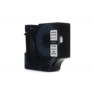 Compatible Ribbon 18445 for DYMO (18445) (White) (19 mm, 5,5 m, White)