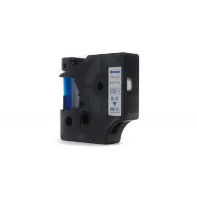 Compatible Ribbon D1-43614 for DYMO (D1-43614) (White) (6 mm, 7 m, White, Blue)