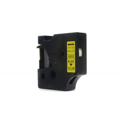 Compatible Ribbon D1-43618 for DYMO (D1-43618) (Yellow) (6 mm, 7 m, Yellow)