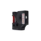 Compatible Ribbon D1-45015 for DYMO (D1-45015) (White) (12 mm, 7 m, White, Red)