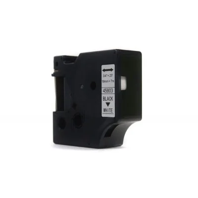 Compatible Ribbon D1-45803 for DYMO (D1-45803) (White) (19 mm, 7 m, White)