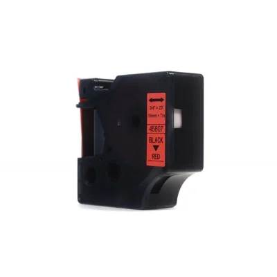 Compatible Ribbon D1-45807 for DYMO (D1-45807) (Red) (19 mm, 7 m, Red)
