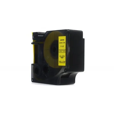 Compatible Ribbon D1-53718 for DYMO (D1-53718) (Yellow) (24 mm, 7 m, Yellow)