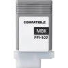 Compatible Ink Cartridge PFI-107MBK for Canon (6704B001) (Matte black)