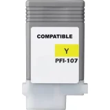 Compatible Ink Cartridge PFI-107Y for Canon (6708B001) (Yellow)