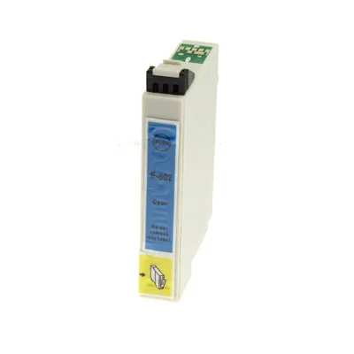 Compatible Ink Cartridge T0802 for Epson (C13T08024011) (Cyan)