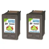 Compatible Ink Cartridges 27 (CC621A) (Black) (2-pack) for HP PSC 1216