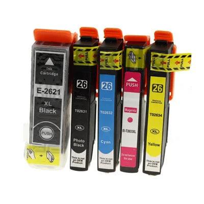 Compatible Ink Cartridges T2636 for Epson (C13T26364010) (multi pack)