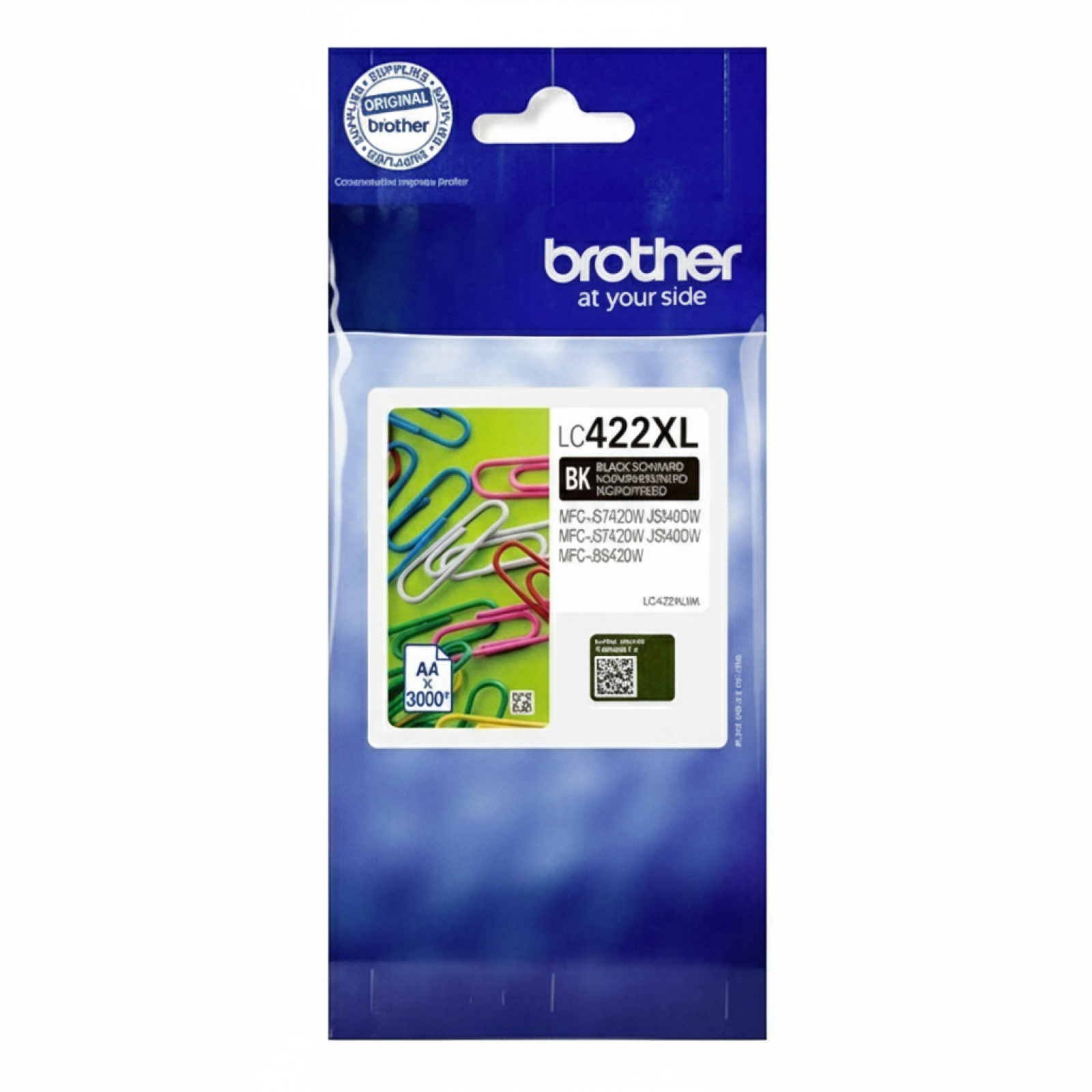 Original OEM Ink Cartridge Brother LC-422 XL BK (LC422XLBK) (Black)