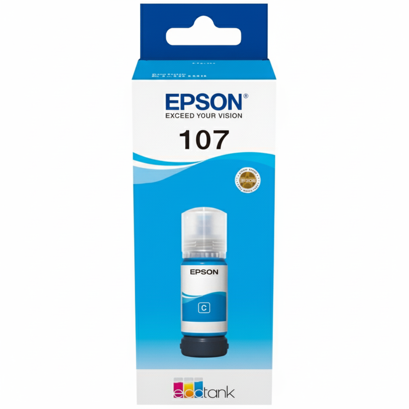 Original OEM Ink Cartridge Epson 107 (C13T09B240) (Cyan)