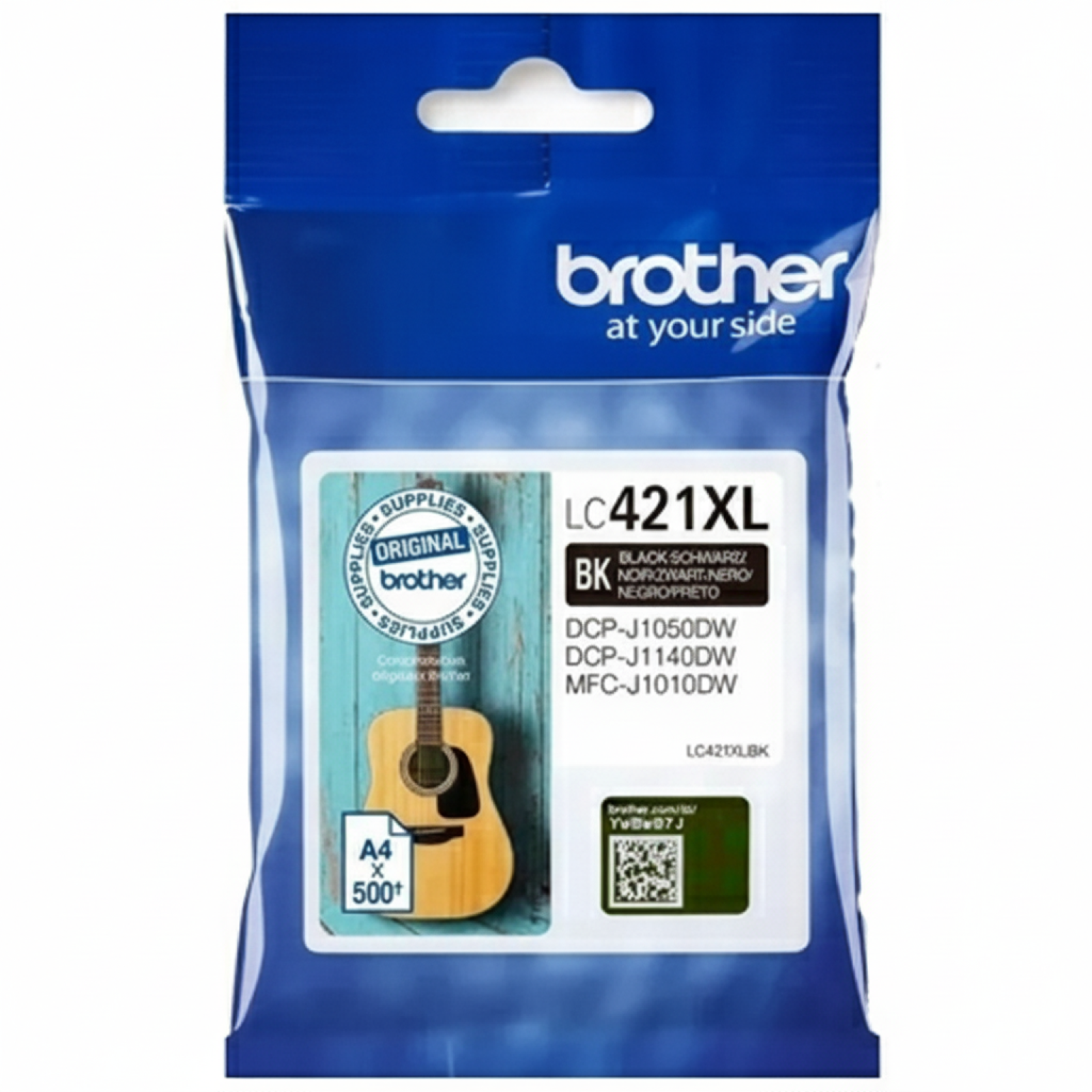 Original OEM Ink Cartridge Brother LC-421 XL BK (LC421XLBK) (Black)