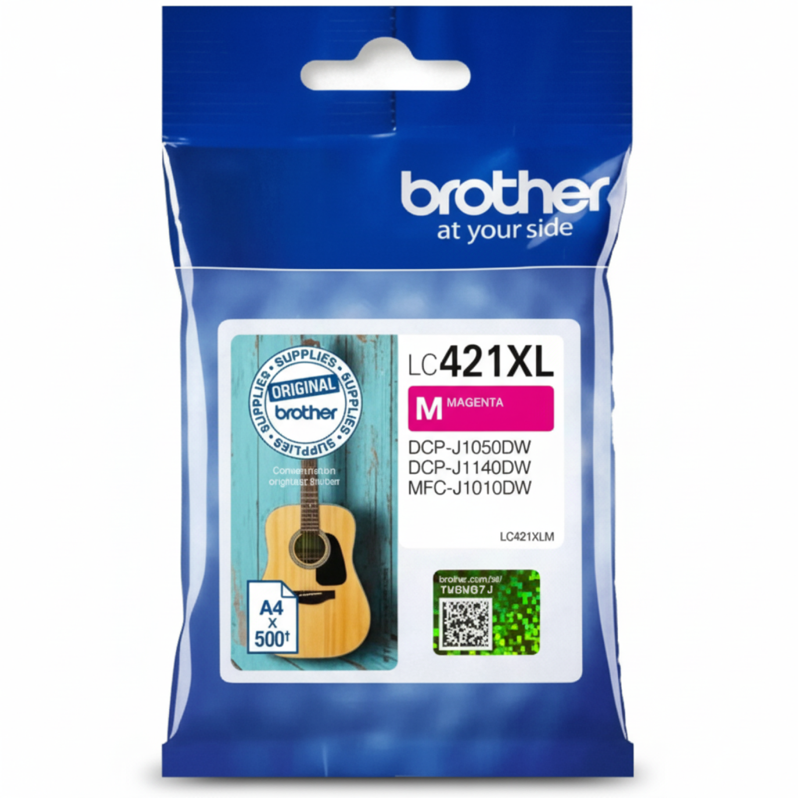 Original OEM Ink Cartridge Brother LC-421 XL M (LC421XLM) (Magenta)