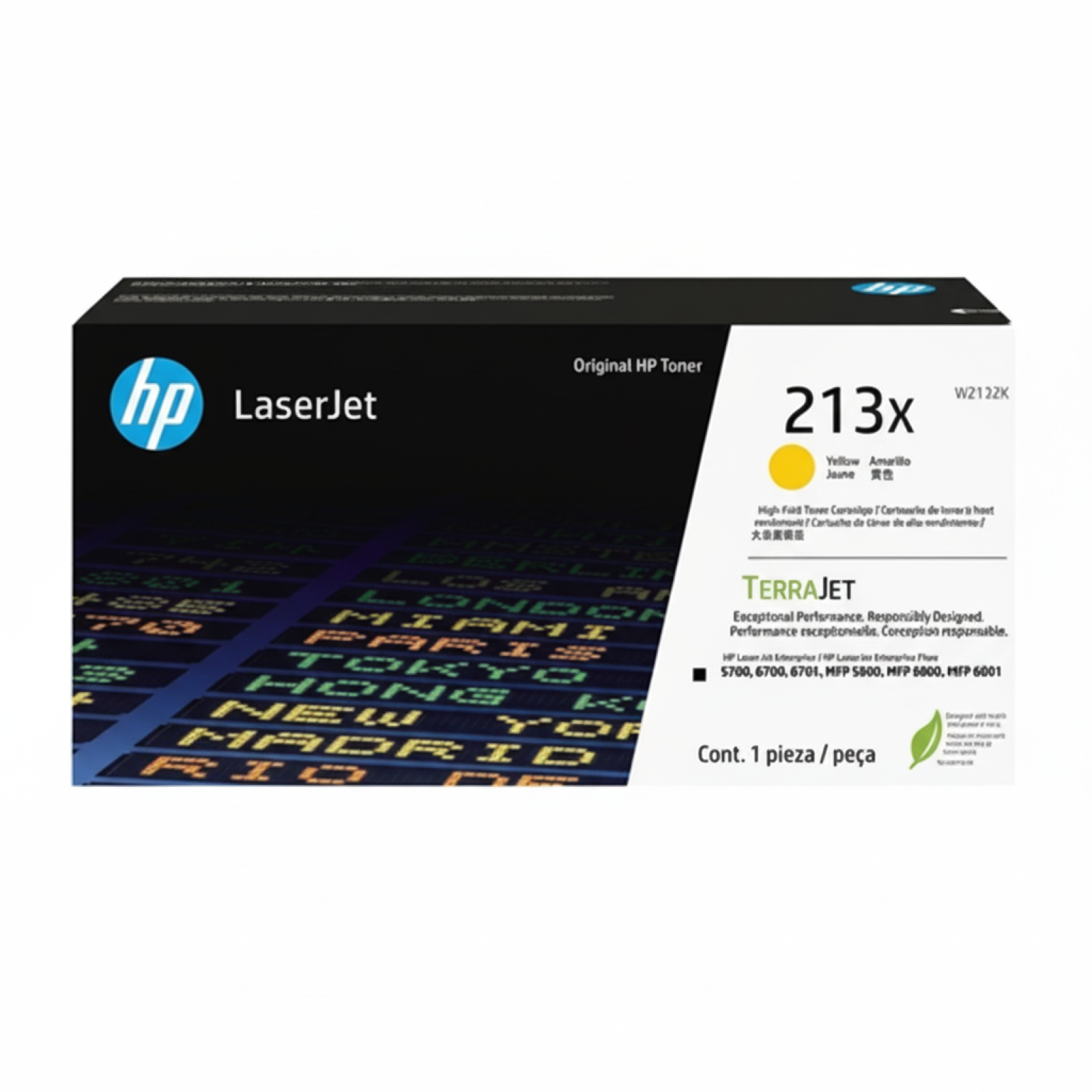 Original OEM Toner HP 213X (W2132X) (Yellow)