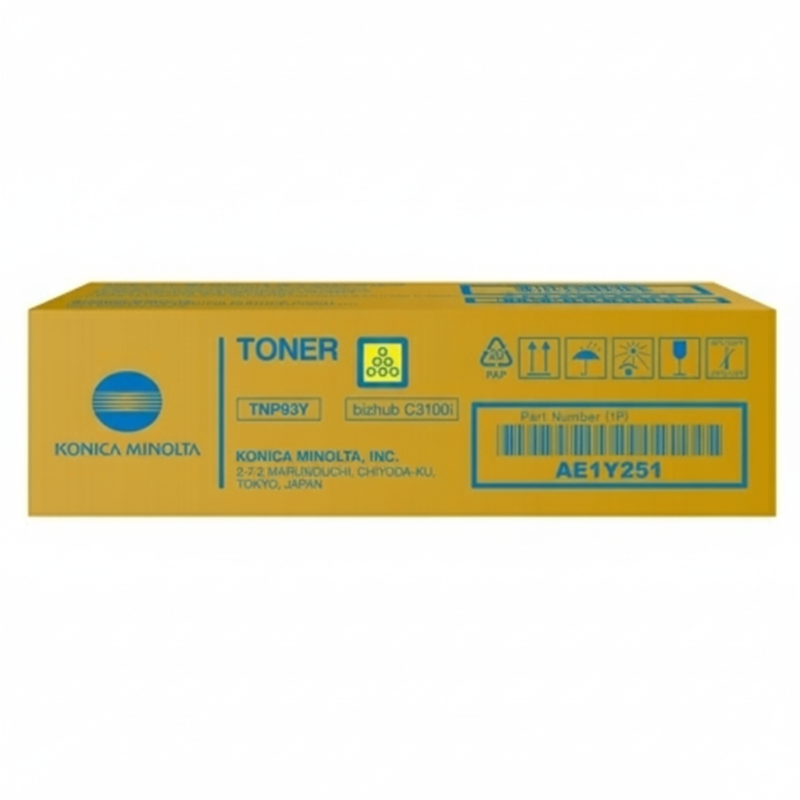 Original OEM Toner KM TNP-93Y (AE1Y251) (Yellow)