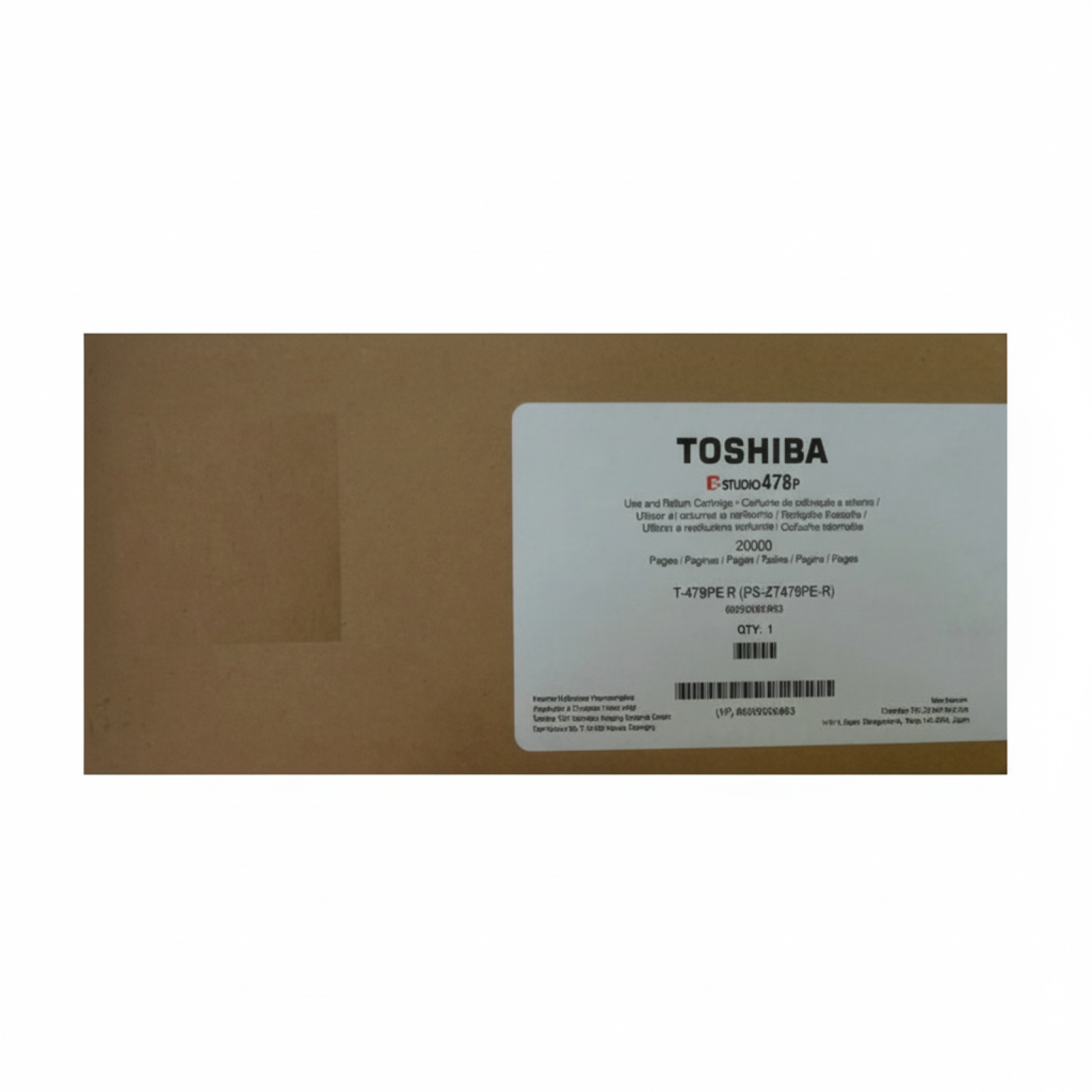 Original OEM Toner Toshiba T-478P-R (6B000000855) (Black)