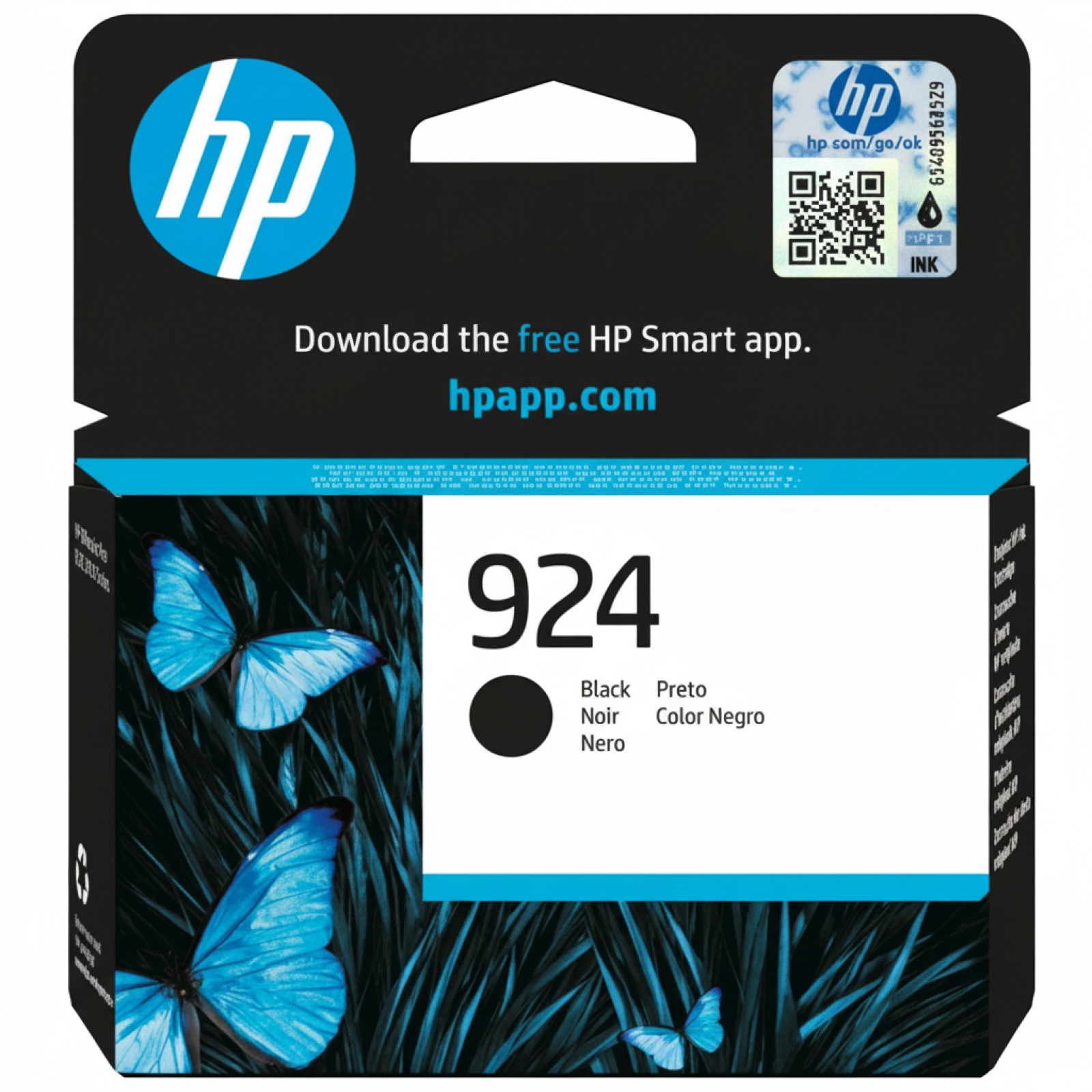 Original OEM Ink Cartridge HP 924 (4K0U6NE) (Black)