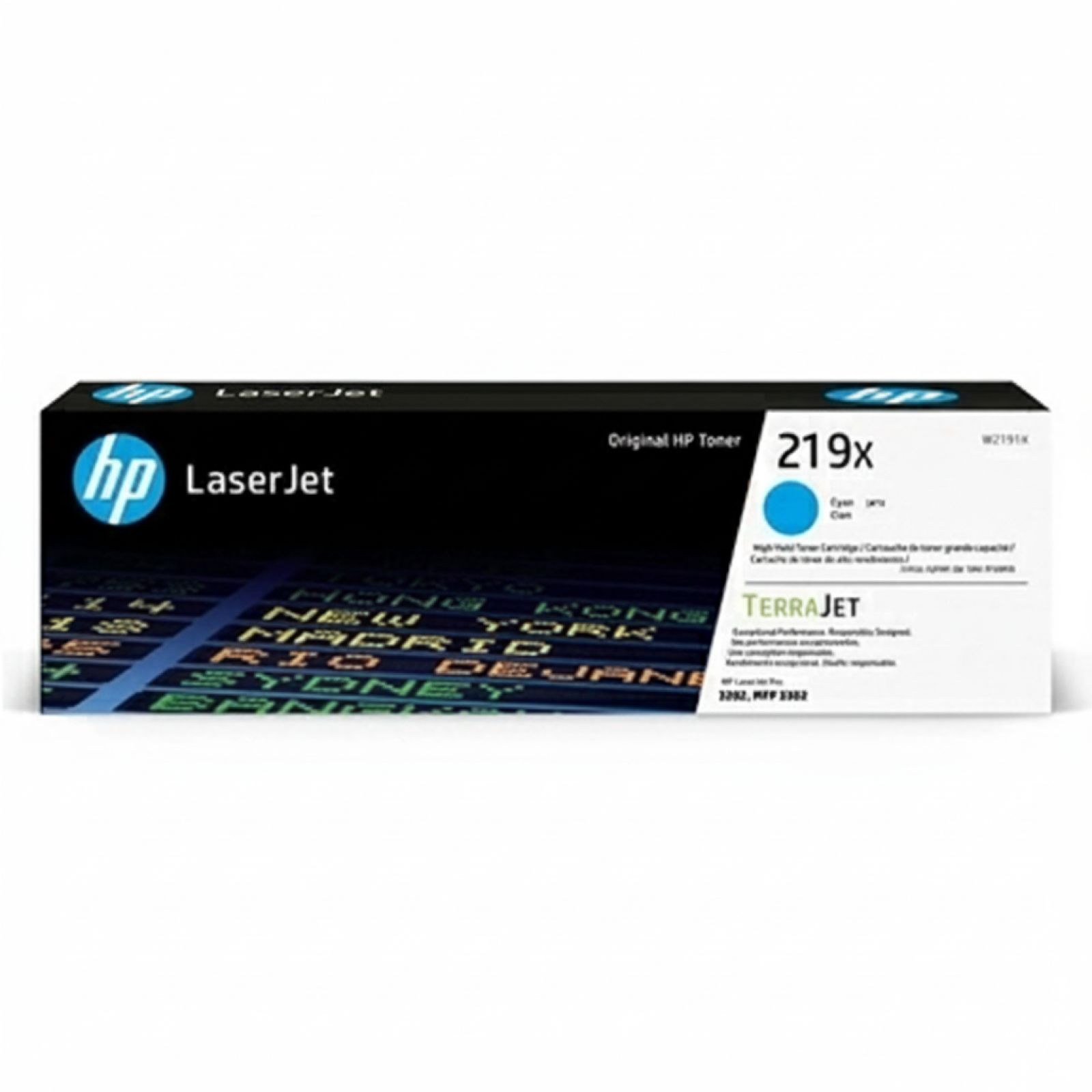 Original OEM Toner HP 219X (W2191X) (Cyan)