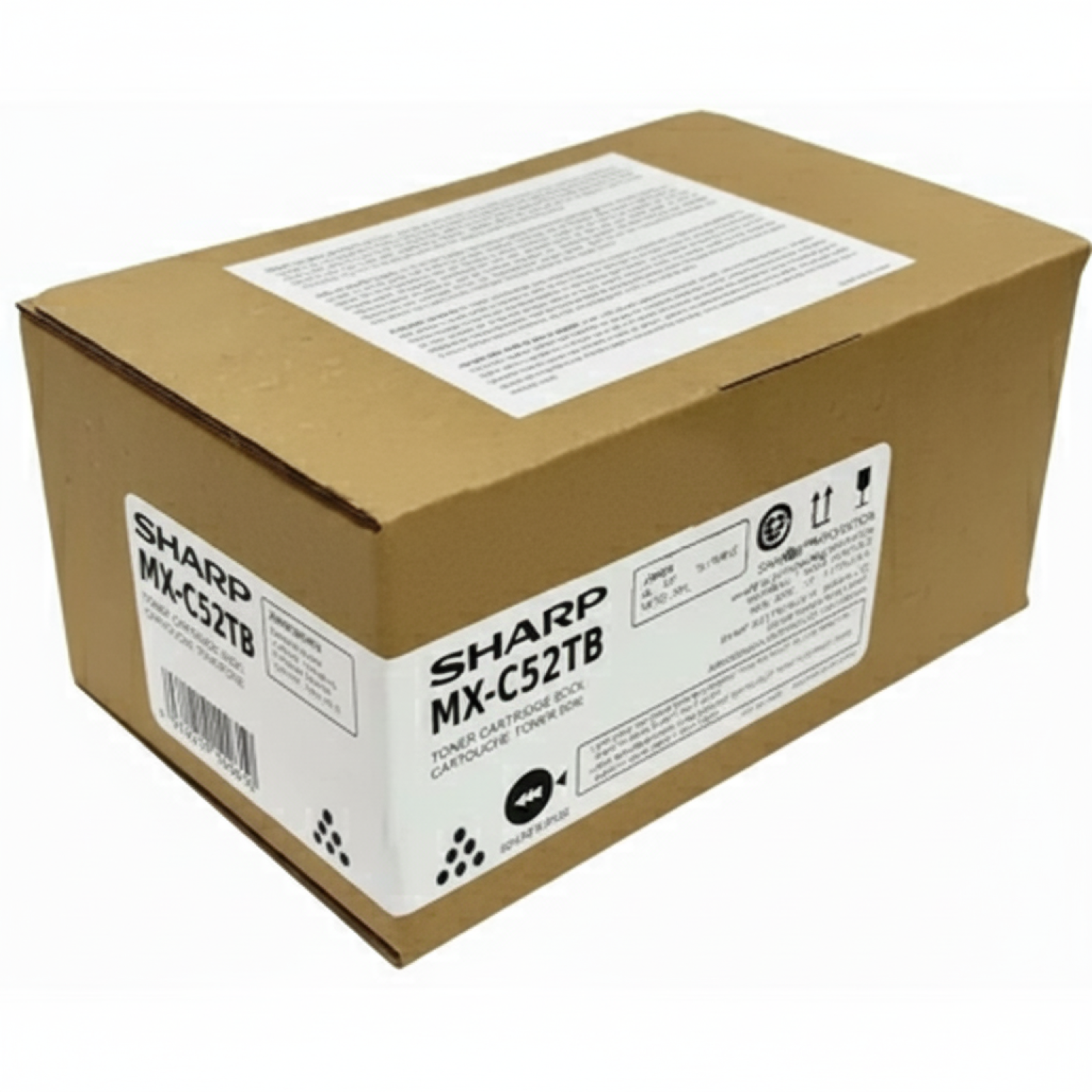 Original OEM Toner Sharp MX-C52TB (MXC52TB) (Black)