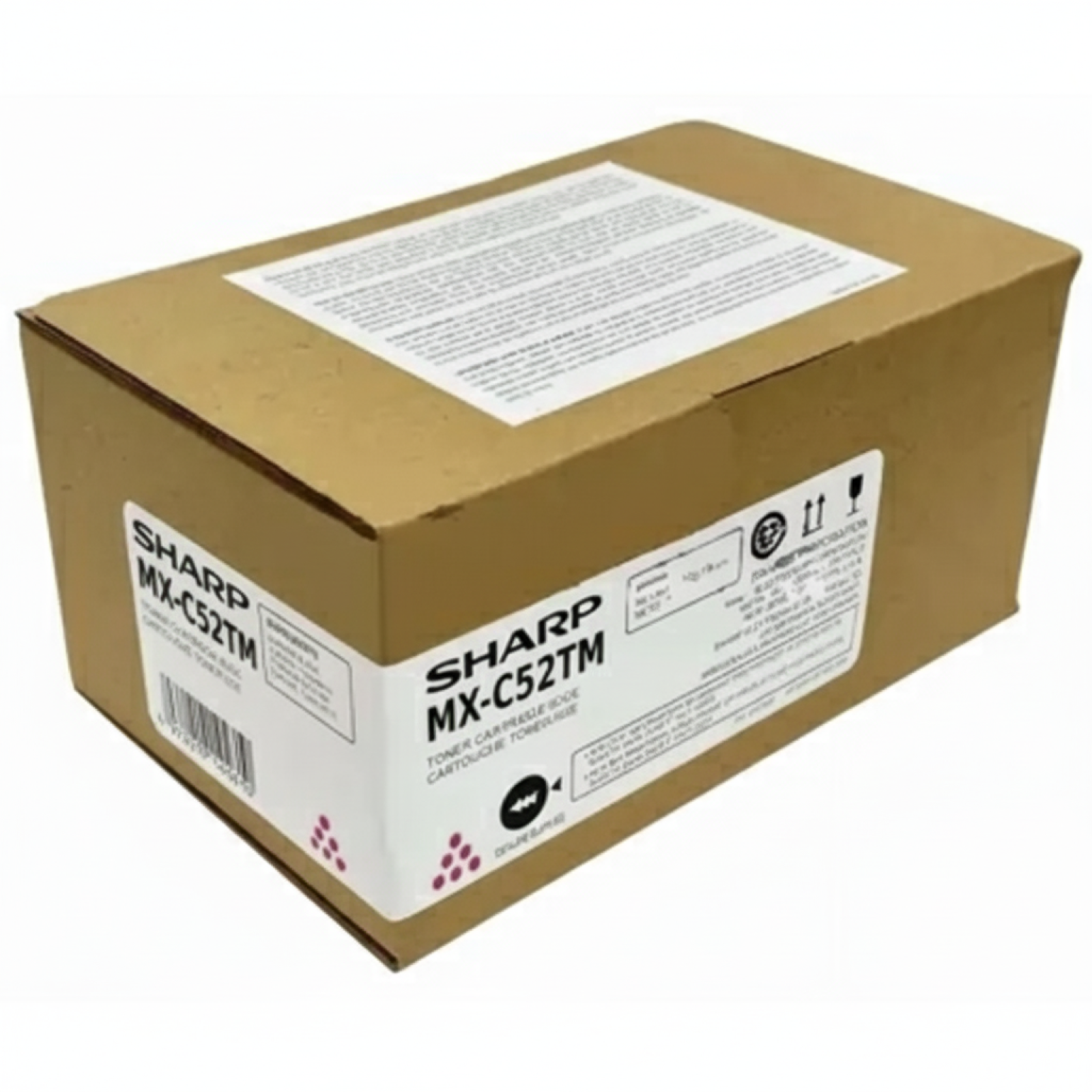 Original OEM Toner Sharp MX-C52TM (MXC52TM) (Magenta)