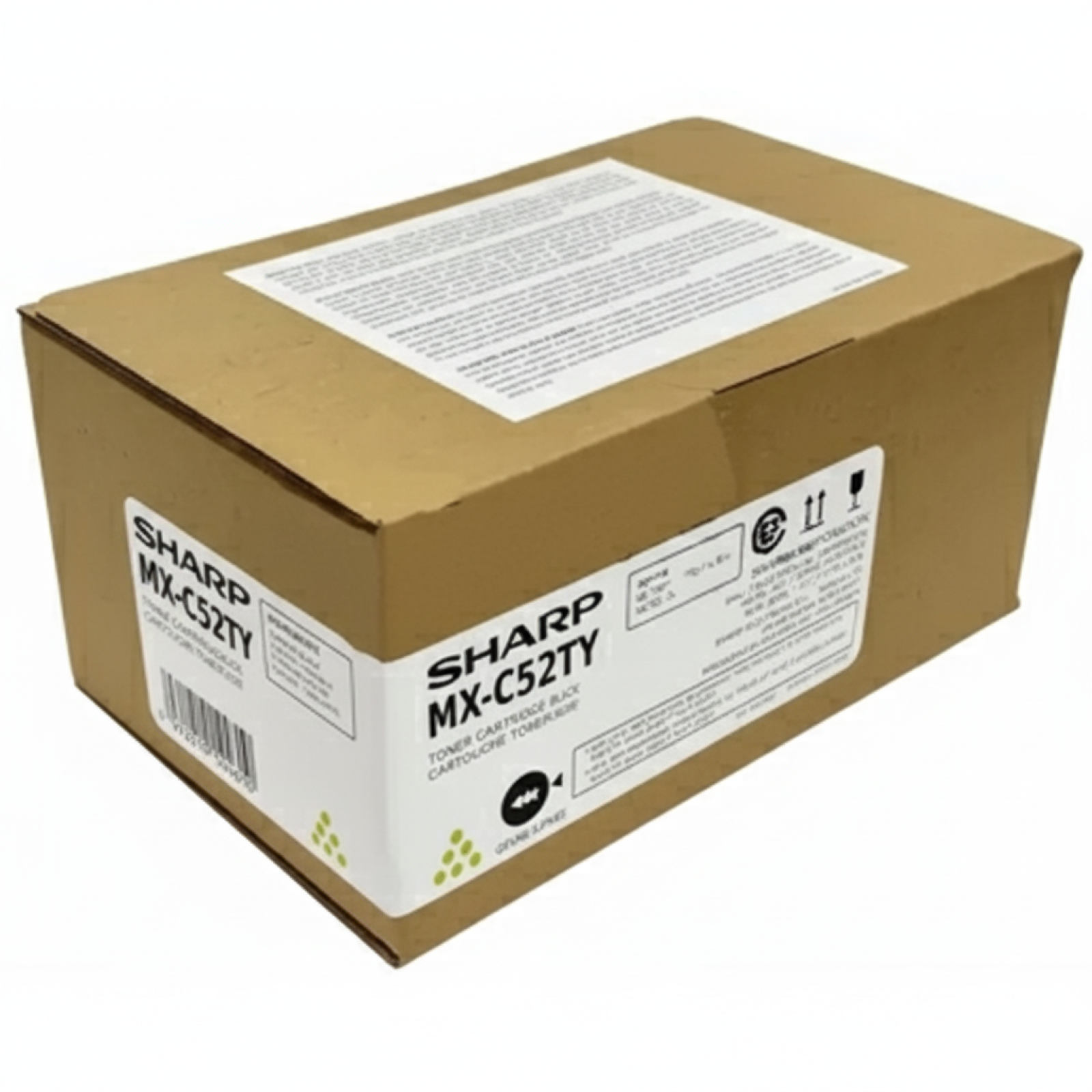 Original OEM Toner Sharp MX-C52TY (MXC52TY) (Yellow)